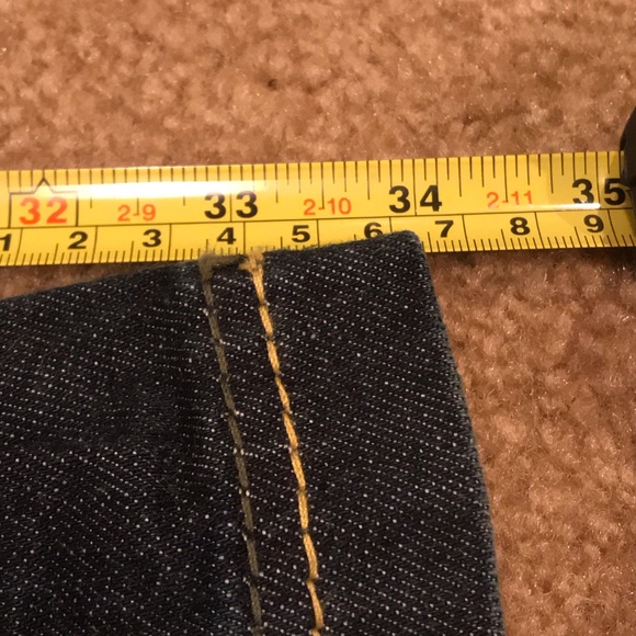 Antik Denim Mens Dark Wash Straight Fit 40x34 Jean - Picture 8 of 8